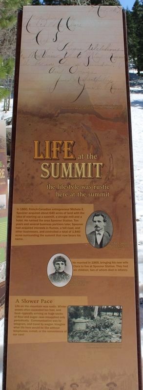 Life at the Summit. Click for full size. Life at the Summit image. Click for full size.