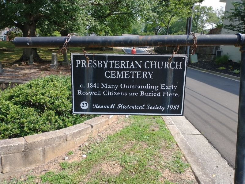 Presbyterian Church Cemetery Marker image. Click for full size.