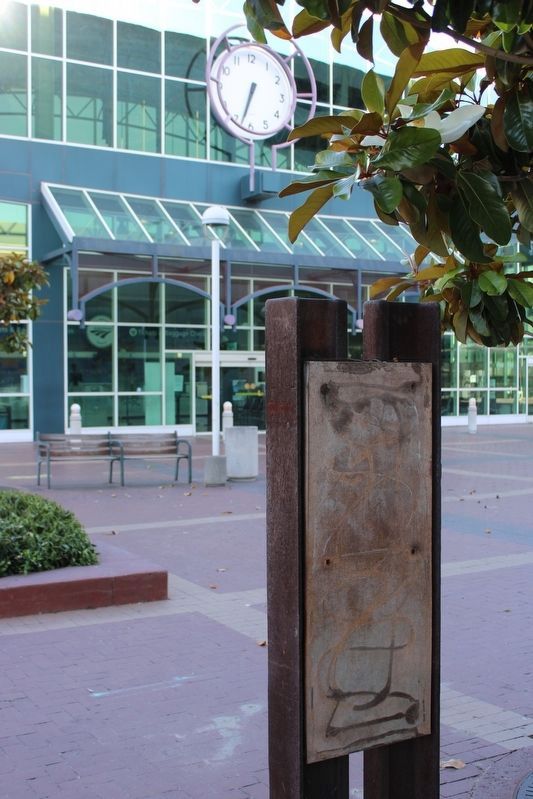 Oakland Rails Marker Gone. Click for full size. Oakland Rails Marker Gone image. Click for full size.