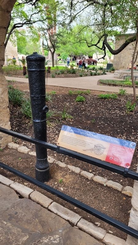 The Alamo Cannon and Marker. Click for full size. The Alamo Cannon and Marker image. Click for full size.
