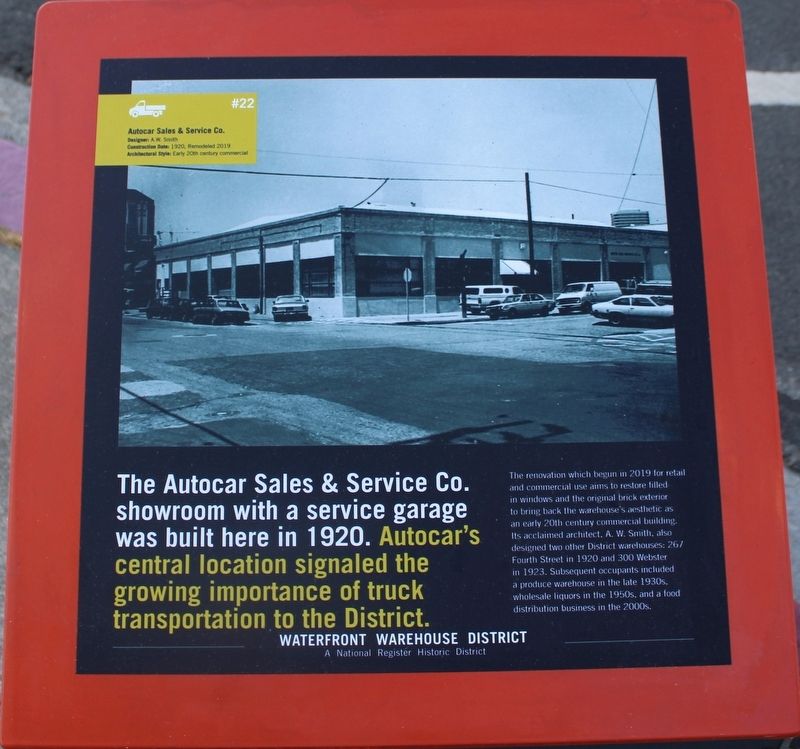 Autocar Sales & Service Co. Marker image. Click for full size.