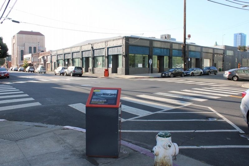 Autocar Sales & Service Co. Building and Marker image. Click for full size.