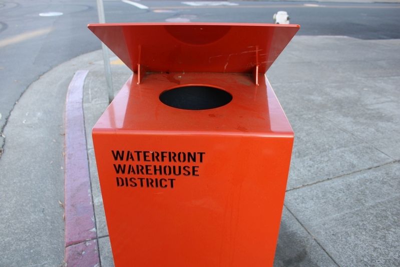 Opposite Side of A Marker/Trash Can image. Click for full size.