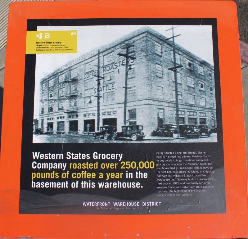 Western States Grocery Marker image. Click for full size.
