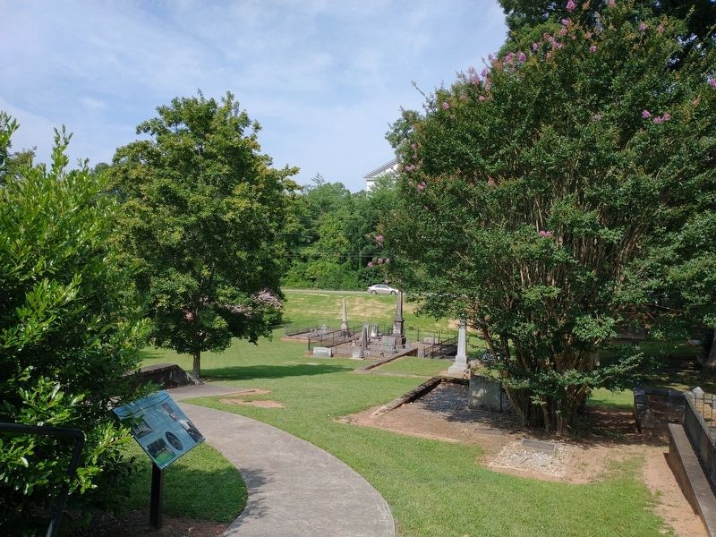 Roswell's Historic Presbyterian Cemetery Marker. Click for full size. Roswell's Historic Presbyterian Cemetery Marker image. Click for full size.