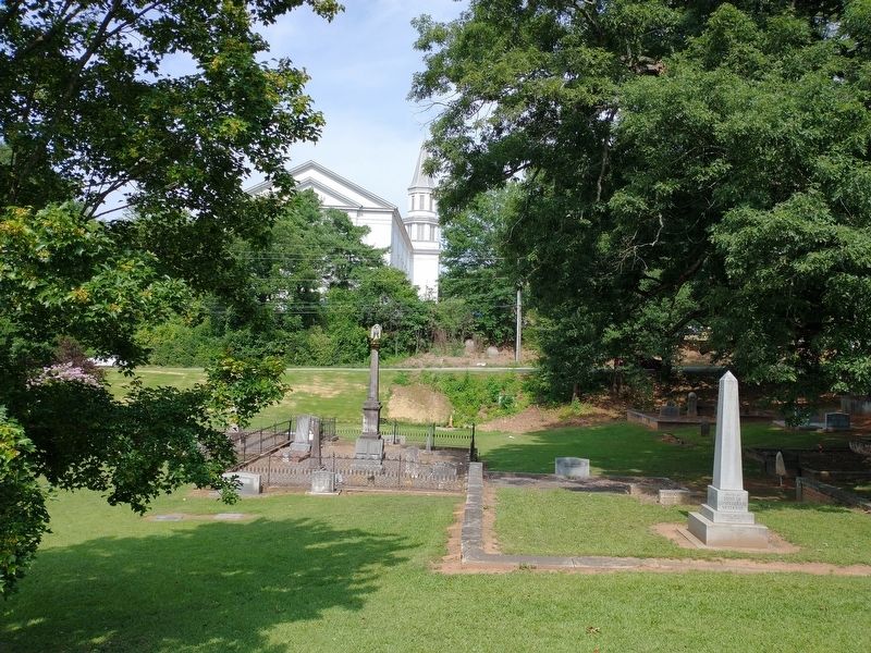 Roswell's Historic Presbyterian Cemetery - Roswell Presbyterian Church in Background. Click for full size. Roswell's Historic Presbyterian Cemetery - Roswell Presbyterian Church in Background image. Click for full size.