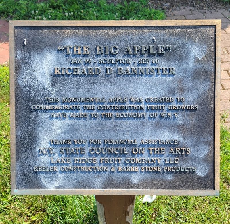 "The Big Apple" Marker. Click for full size. "The Big Apple" Marker image. Click for full size.