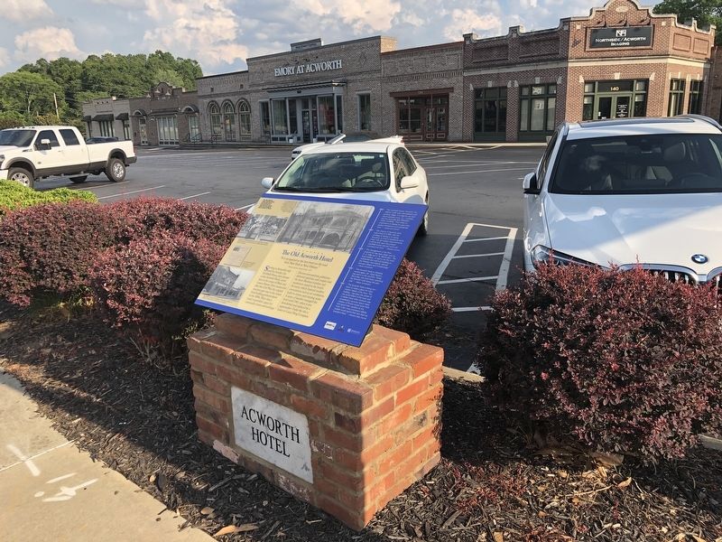The Old Acworth Hotel Marker. Click for full size. The Old Acworth Hotel Marker image. Click for full size.