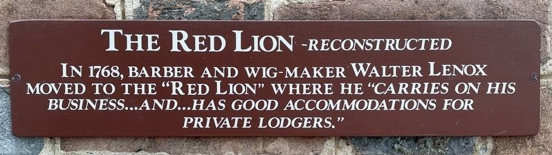 The Red Lion Marker image. Click for full size.