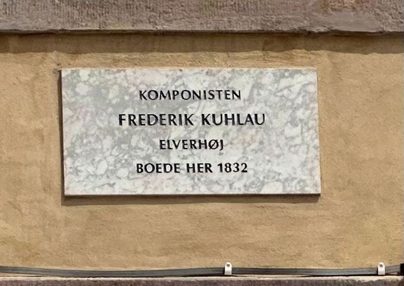 Frederik Kuhlau Marker image. Click for full size.