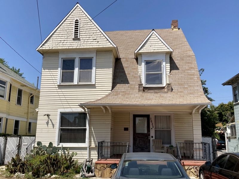 1023 West 24th Street and Marker image. Click for full size.
