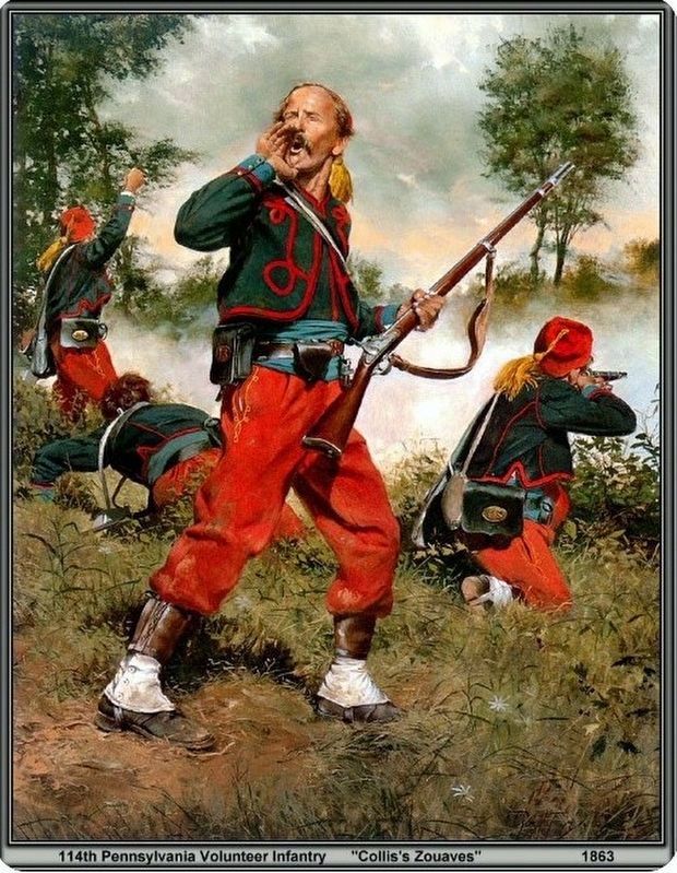 Collis Zouaves. Click for full size. Collis Zouaves image. Click for full size.