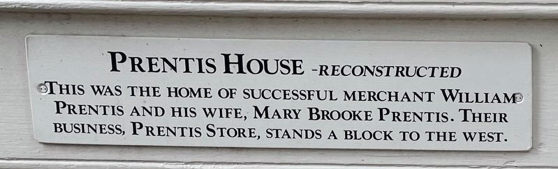 Prentis House Marker image. Click for full size.