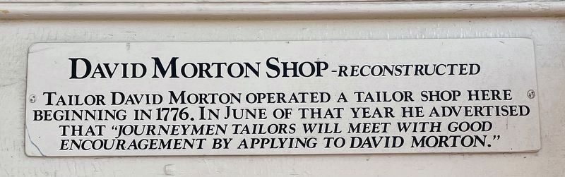 David Morton Shop Marker image. Click for full size.