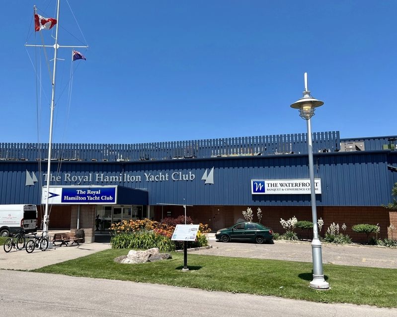 The Royal Hamilton Yacht Club Marker. Click for full size. The Royal Hamilton Yacht Club Marker image. Click for full size.