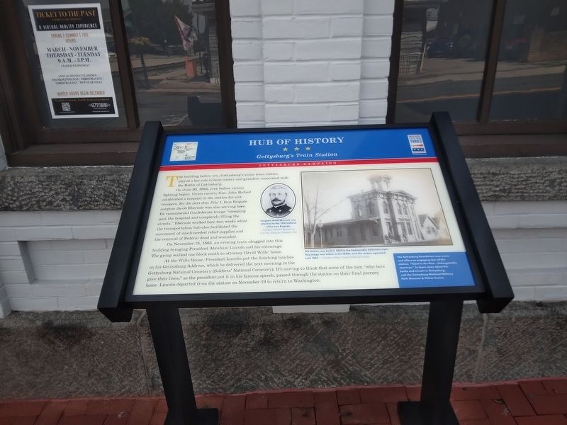 Hub of History Marker. Click for full size. Hub of History Marker image. Click for full size.