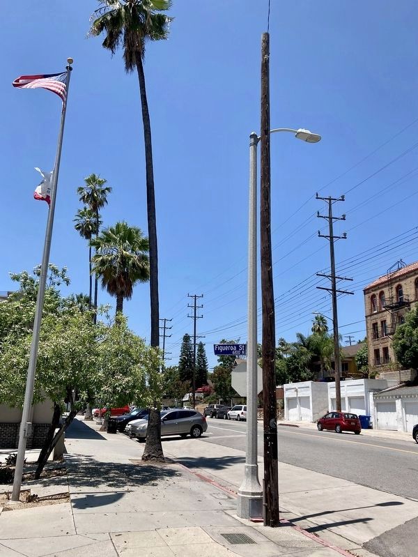 First Electric Power Pole. Click for full size. First Electric Power Pole image. Click for full size.