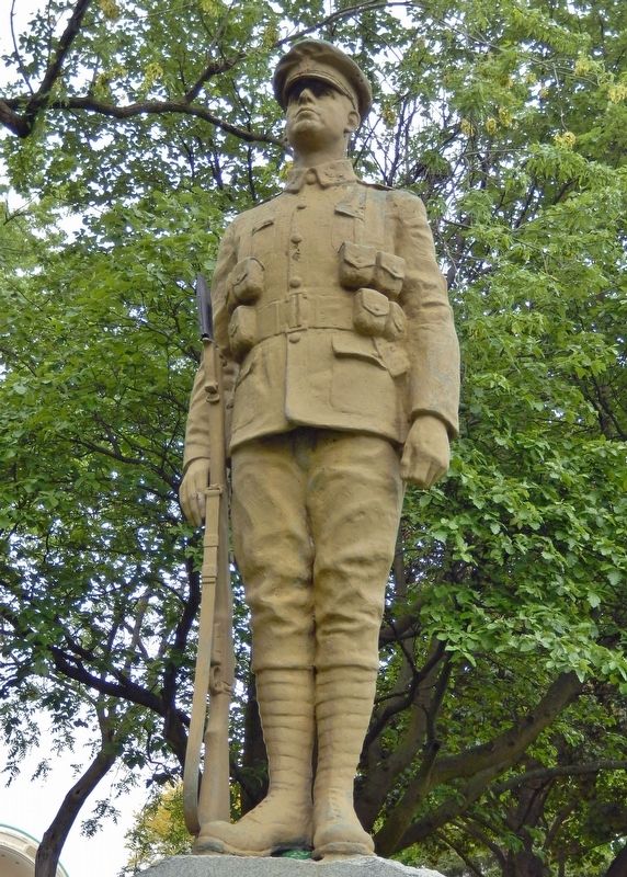 Canadian Corps Association Memorial Statue. Click for full size. Canadian Corps Association Memorial Statue image. Click for full size.