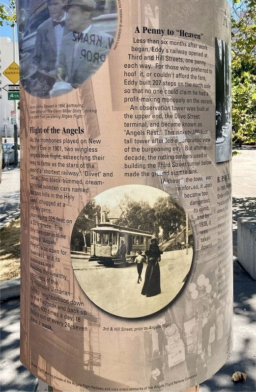 Angels Flight Marker. Click for full size. Angels Flight Marker image. Click for full size.