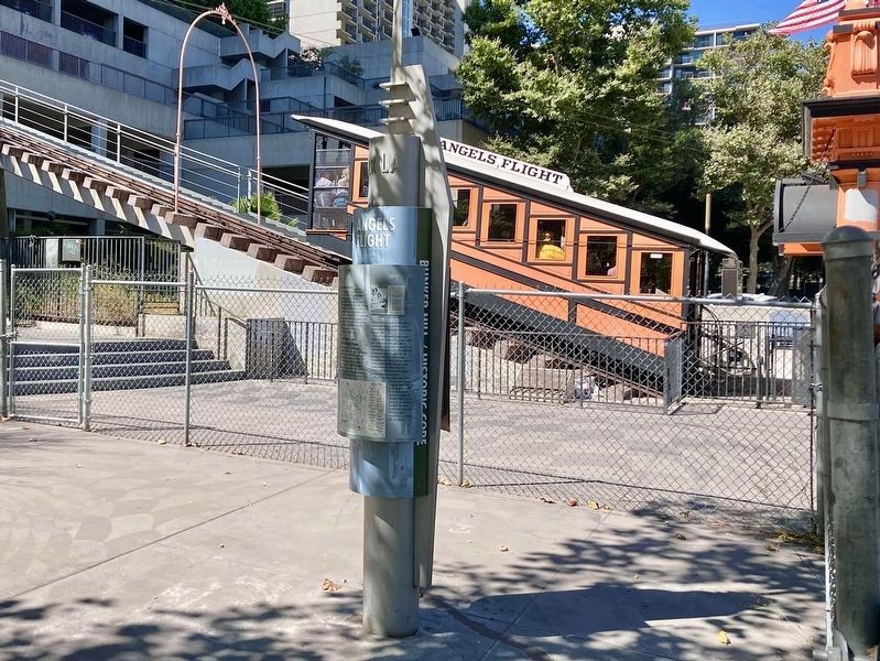 Angels Flight Marker. Click for full size. Angels Flight Marker image. Click for full size.