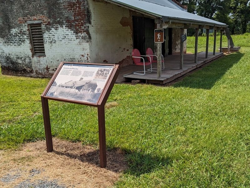 Gardens and Porches Marker. Click for full size. Gardens and Porches Marker image. Click for full size.
