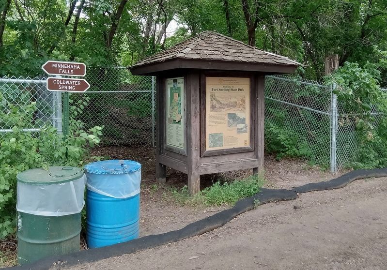 Welcome to Fort Snelling State Park Marker. Click for full size. Welcome to Fort Snelling State Park Marker image. Click for full size.