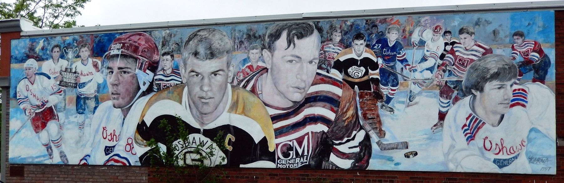Oshawa's Famous "Generals" Mural. Click for full size. Oshawa's Famous "Generals" Mural image. Click for full size.