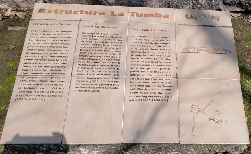 Estructura La Tumba / The Tomb Structure Marker image. Click for full size.