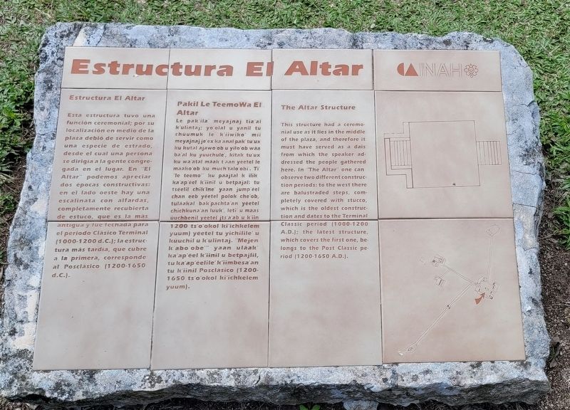 Estructura El Altar / The Altar Structure Marker image. Click for full size.