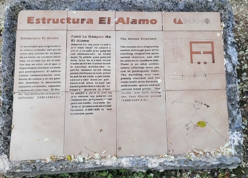 Estructura El Alamo / The Alamo Structure Marker image. Click for full size.