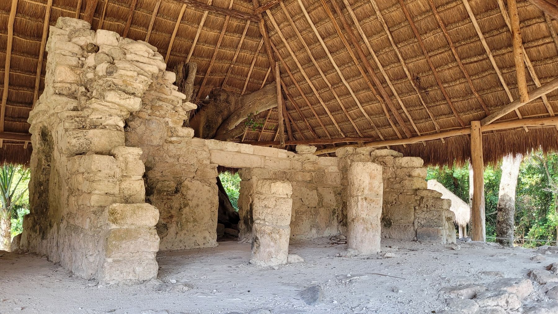The Alamo Structure under the hut image. Click for full size.