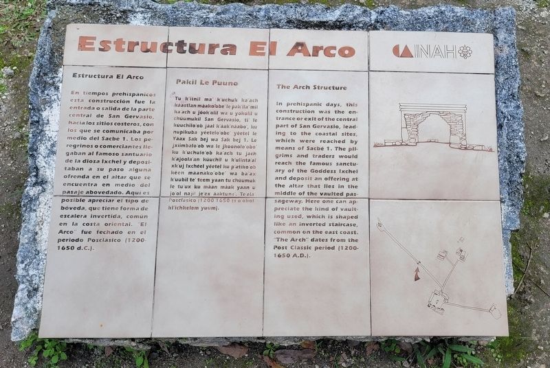 Estructura El Arco / The Arch Structure Marker image. Click for full size.