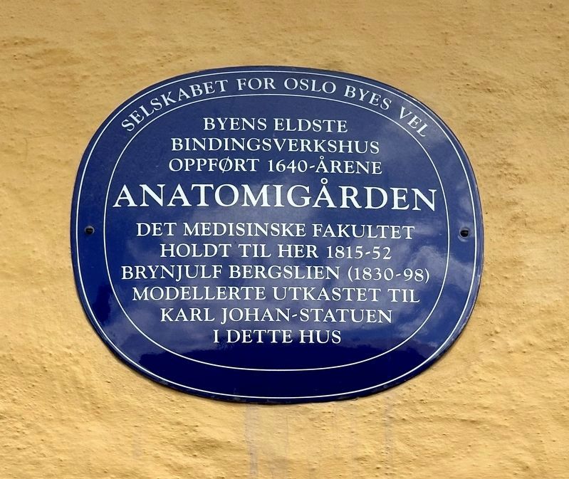 Anatomig�rden / Anatomy Building Marker image. Click for full size.