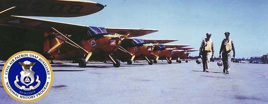 Civil Air Patrol flightline image. Click for full size.
