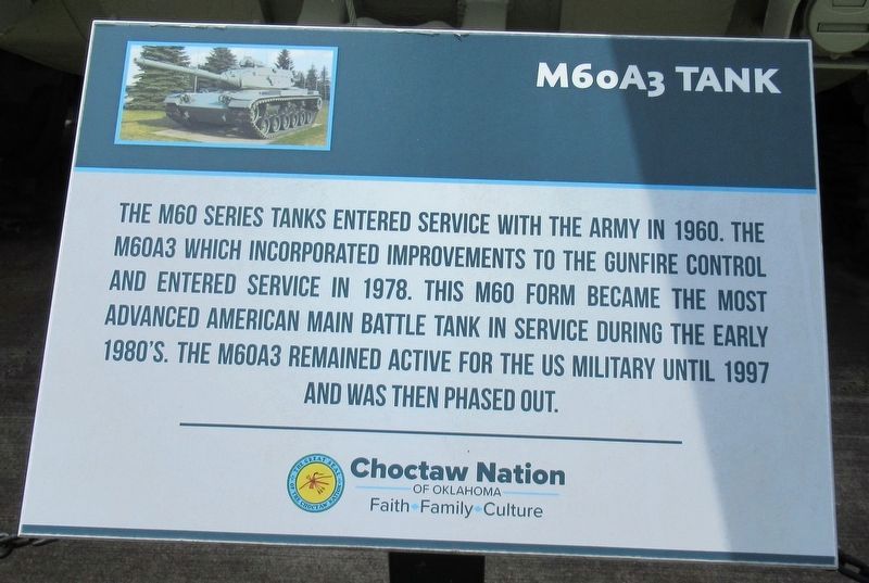 M60A3 Tank Marker. Click for full size. M60A3 Tank Marker image. Click for full size.