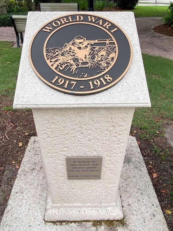 World War I Memorial. Click for full size. World War I Memorial image. Click for full size.