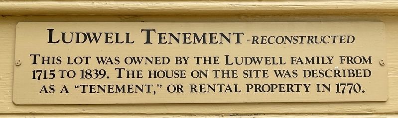 Ludwell Tenement Marker image. Click for full size.
