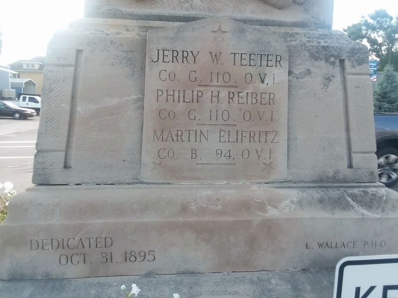 Newton Township Civil War Memorial image. Click for full size.