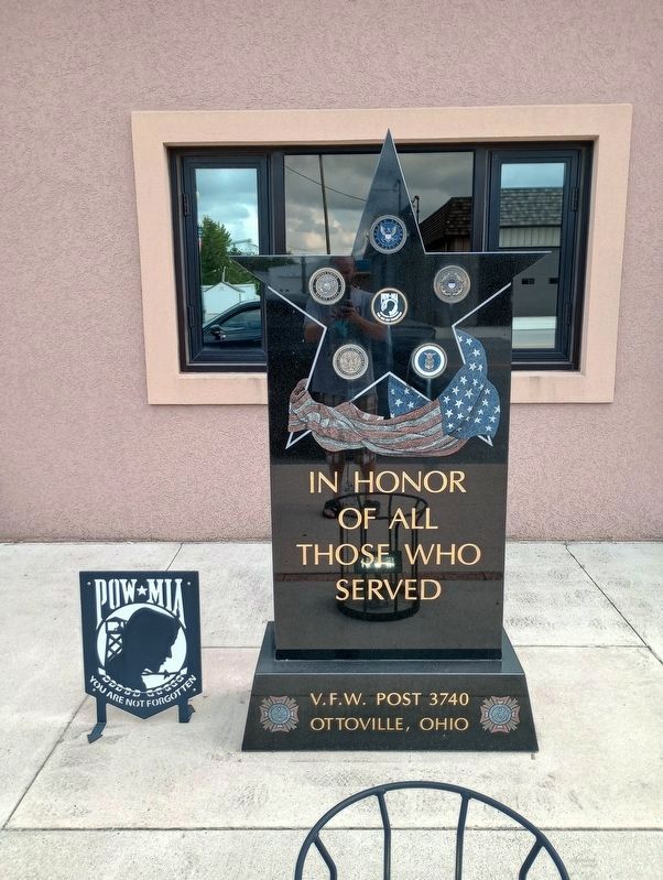 V.F.W. Post 3740 Veterans Memorial image. Click for full size.
