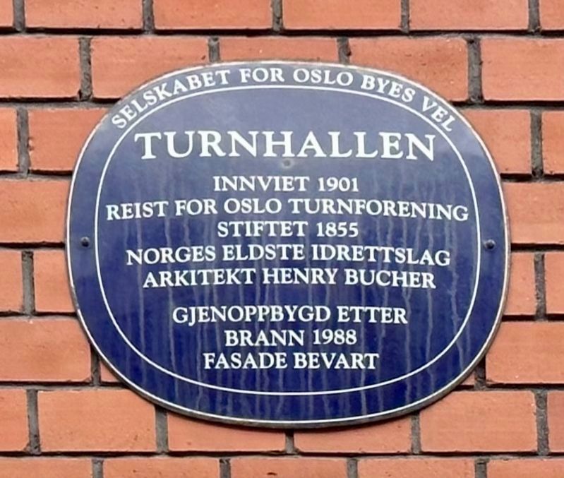 Turnhallen / The Gymnasium Marker image. Click for full size.
