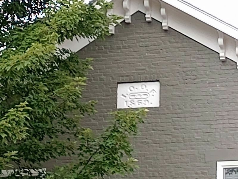 Odd Fellows Hall Namestone. Click for full size. Odd Fellows Hall Namestone image. Click for full size.