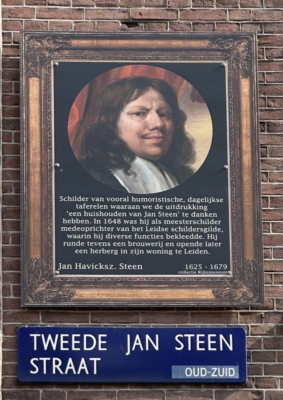 Jan Steen Marker. Click for full size. Jan Steen Marker image. Click for full size.