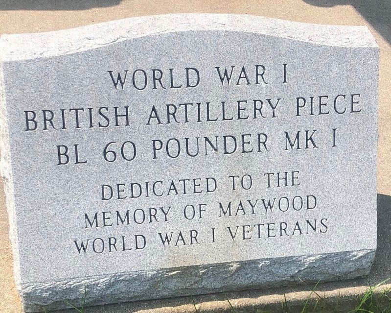 Maywood World War I Veterans Memorial. Click for full size. Maywood World War I Veterans Memorial image. Click for full size.