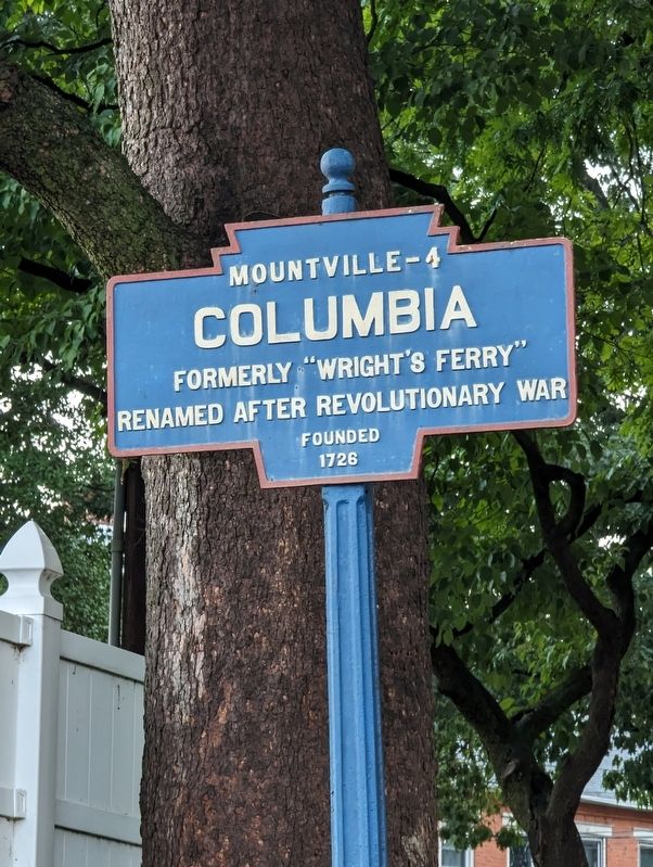 Columbia Marker image. Click for full size.
