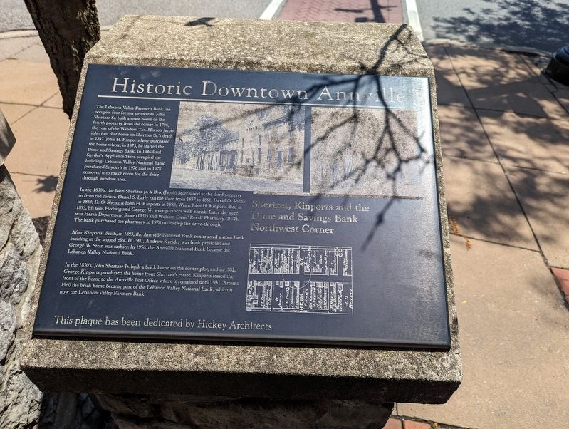 Historic Downtown Annville Marker image. Click for full size.