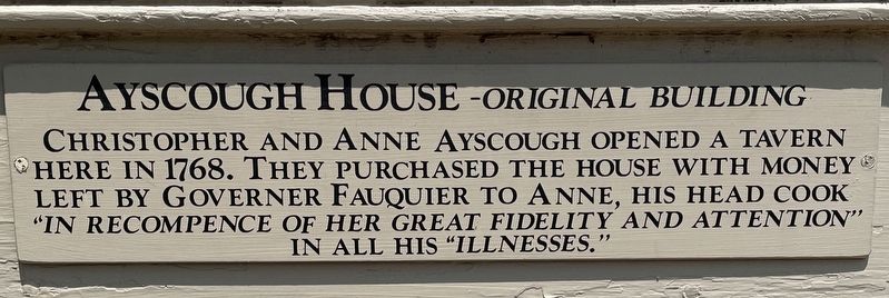 Ayscough House Marker image. Click for full size.