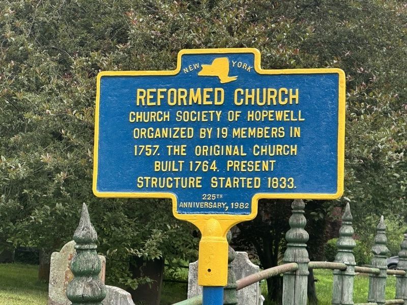 Reformed Church Marker image. Click for full size.