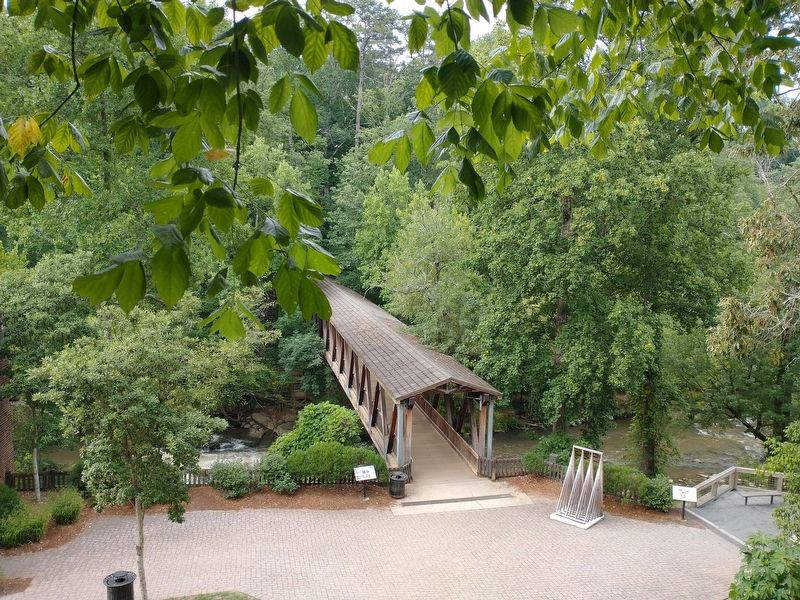 Site of the 1839 Mill and the 1882 Mill Marker. Click for full size. Site of the 1839 Mill and the 1882 Mill Marker image. Click for full size.