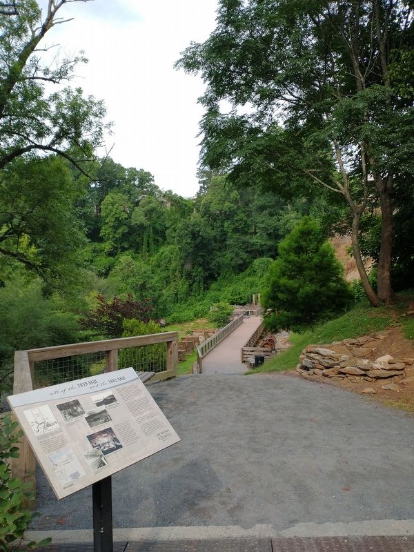 Site of the 1839 Mill and the 1882 Mill Marker. Click for full size. Site of the 1839 Mill and the 1882 Mill Marker image. Click for full size.