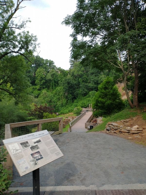 Site of the 1839 Mill and the 1882 Mill Marker image. Click for full size.